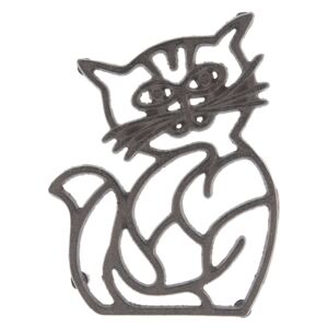 Litinová podložka kočka - 14*19*2 cm