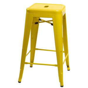 Barová stolička Paris 75cm žlutá