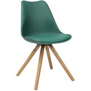 Tmavě zelená jídelní židle Brandy - 49*54*83.5 cm