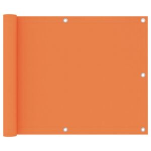 Balkónová zástěna oranžová 75 x 400 cm oxfordská látka