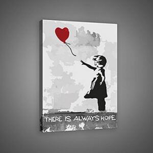 Postershop Obraz na plátně: There is Always Hope (graffiti) - 75x100 cm