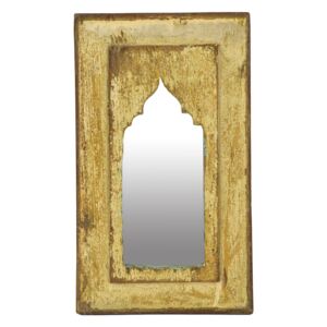 Sanu Babu Zrcadlo v rámu z teakového dřeva, 24x3x42cm