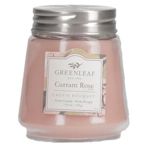 Greenleaf Vonná svíčka Currant Rose malá, 123 g PetiteCandle-currant-rose