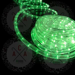 ACA Lighting Vánoční LED hadice zelená 100m IP20 R100M2WGC
