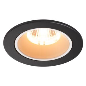 BIG WHITE NUMINOS® DL S vnitřní LED zápustné stropní svítidlo černá/bílá 2700 K 20° včetně listových pružin 1003770