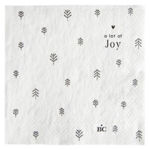Papírové ubrousky White tree Joy 12,5 cm
