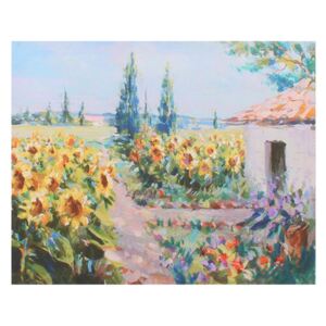 Obraz na plátně Sunflowers, 56 × 46 × 2 cm