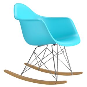 Houpací židle KVEN RAR modrá (barva oceánu)