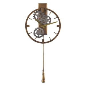 Nástěnné hodiny s kyvadlem ø 30 cm zlaté MARCOTE