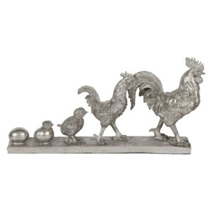 Clayre & Eef - Decoration rooster 34*7*17 cm 6PR2818