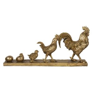 Clayre & Eef - Decoration rooster 59*10*27 cm 6PR2816
