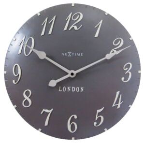 Nástěnné hodiny London Arabic 35 cm šedé - NEXTIME