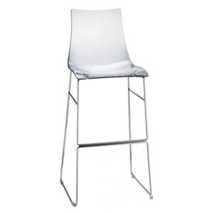 SCAB - Barová židle ZEBRA ANTISHOCK s ližinovou podnoží