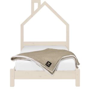 MIMOUŠEK Dětská postel domeček Vanes Barva: bílá, Rozměr: 70 x 160 cm