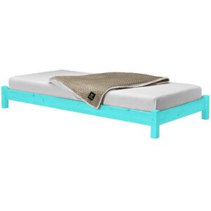 MIMOUŠEK Dětská postel Nela bez čela Barva: tyrkys modrá, Rozměr: 90 x 160 cm