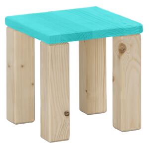 Dětská stolička Mimoušek masiv Barva: tyrkysová modrá