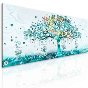 InSmile ® Obraz tyrkysový strom životní energie Velikost (šířka x výška): 200x80 cm