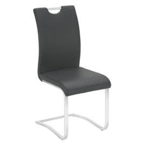 Carryhome Houpací Židle, černá, barvy chromu 42x102x55