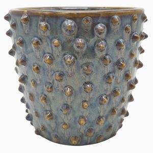 PRESENT TIME Sada 3 ks Tmavě šedá keramická váza Spotted velká, Vemzu