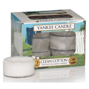 Yankee Candle vonné čajové svíčky Clean Cotton
