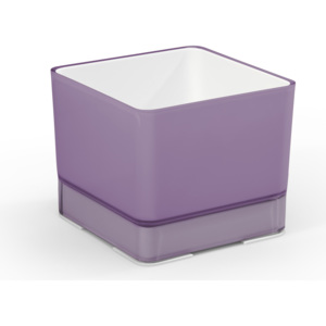 Plastový květináč Cube 120 fialová