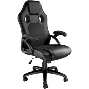 Tectake 403470 kancelářská židle tyson - černá
