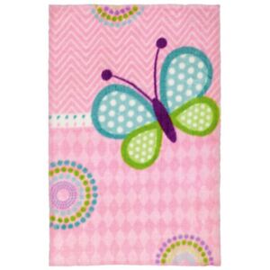 Dětský kusový koberec Lollipop LOL184 | růžový Typ: 90x130 cm