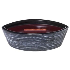 Woodwick vonná svíčka Černá třešeň, keramika Black Shell 368 g