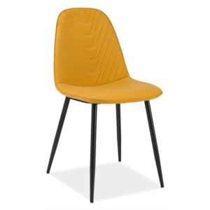 Jídelní židle - TEO A, různé barvy na výběr Čalounění: curry (ekokůže)