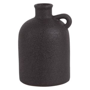 Keramická váza Burly Bottle 12 cm S Present Time (Barva- černá)