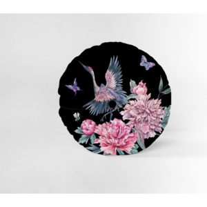 Kulatý dekorativní polštář se sametovým potahem Velvet Atelier Garza, ⌀ 45 cm
