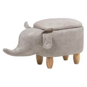 Světle šedá stolička slon ELEPHANT