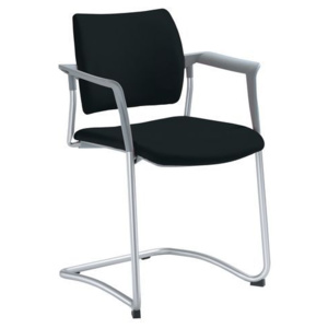 Konferenční židle Dream L s područkami, černá