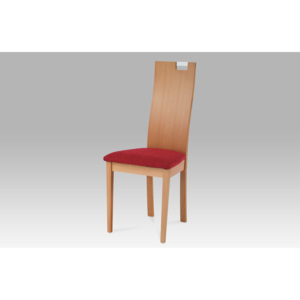 Jídelní židle dřevěná dekor buk S PODSEDÁKEM NA VÝBĚR BC-22462 BUK3