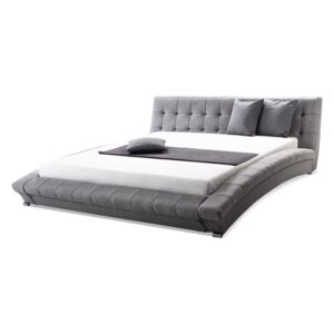 Manželská postel 160 cm LILLY (s roštem) (šedá)