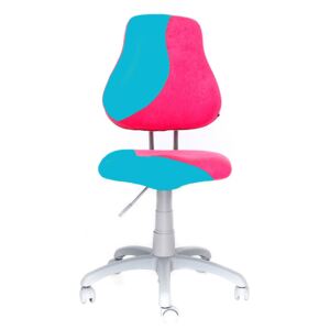 ALBA židle FUXO S-line Růžová/tyrkysová