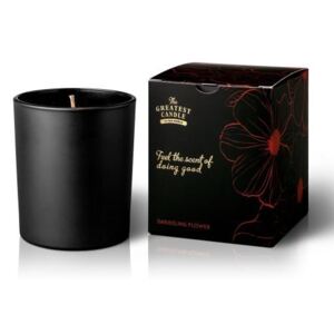 The Greatest Candle Vonná svíčka v černém skle (170 g) - květ darjeelingu