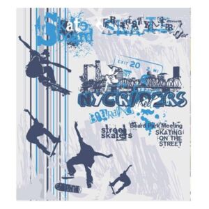Vliesové fototapety na zeď Skate | MS-3-0313 | 225x250 cm