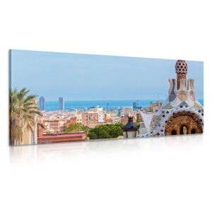 Obraz výhled na Park Güell v Barceloně
