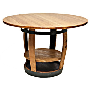 Originální rustikální stolek z masivu v selském stylu