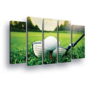 Obraz na plátně - Golfový Odpal 2 x 30x80 / 3 x 30x100 cm