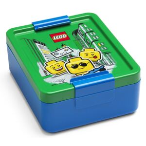 Lego, Svačinový box Lunch Box Iconic | modrá/zelená