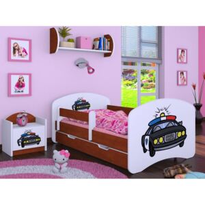 Dětská postel se šuplíkem 180x90cm POLICIE - kalvados
