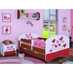 Dětská postel se šuplíkem 180x90cm LOVE - kalvados