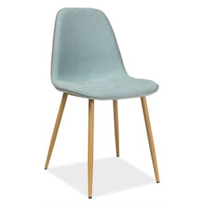 Jídelní židle - DUAL, různé barvy na výběr Čalounění: mátová (tap.67)