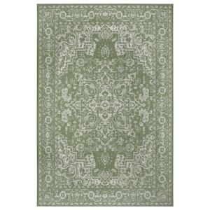 Hans Home | Kusový orientální koberec Flatweave 104810 Green/Cream - 120x170