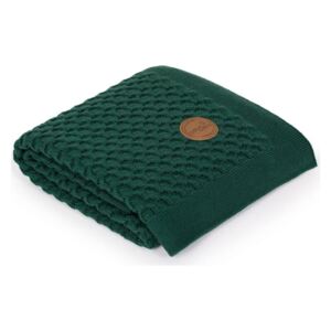 CEBA Deka pletená v dárkovém balení 90 x 90 Vlny Emerald