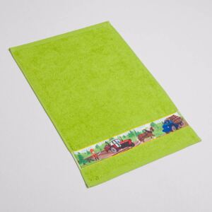 Dětský ručník Veba RUJANA Les tisk zelená I. Velikost: 30x50 cm