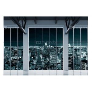 Murando DeLuxe Fototapeta New York za okny Rozměry (š x v) a Typ: 150x105 cm - vliesové