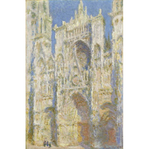 Obraz, Reprodukce - Rouen Cathedral, West Facade, Sunlight, 1894, Claude Monet
